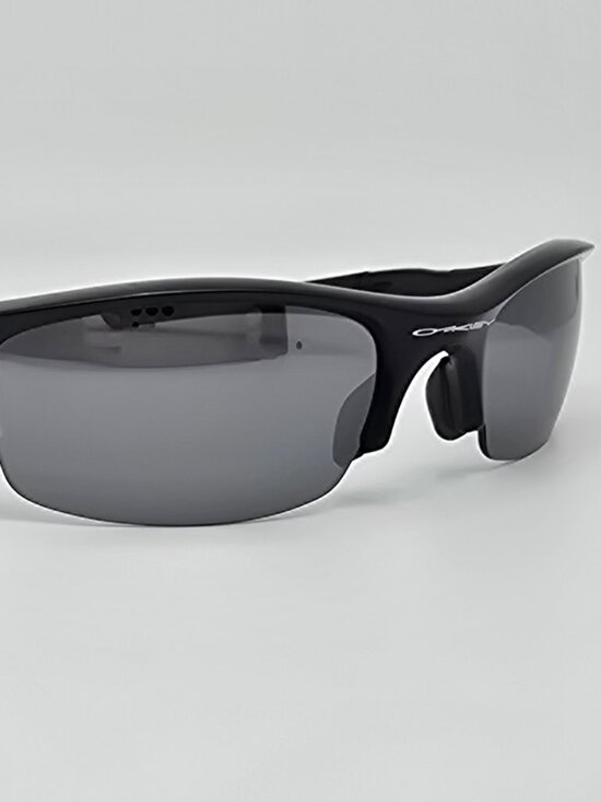 Oakley 12-900 Flak Jacket Jet Black Frame Polarized Black Iridium Sunglasses - Picture 6 of 15